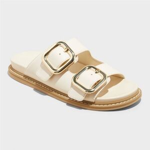 Women's Collin Bone Double Buckle Sandals